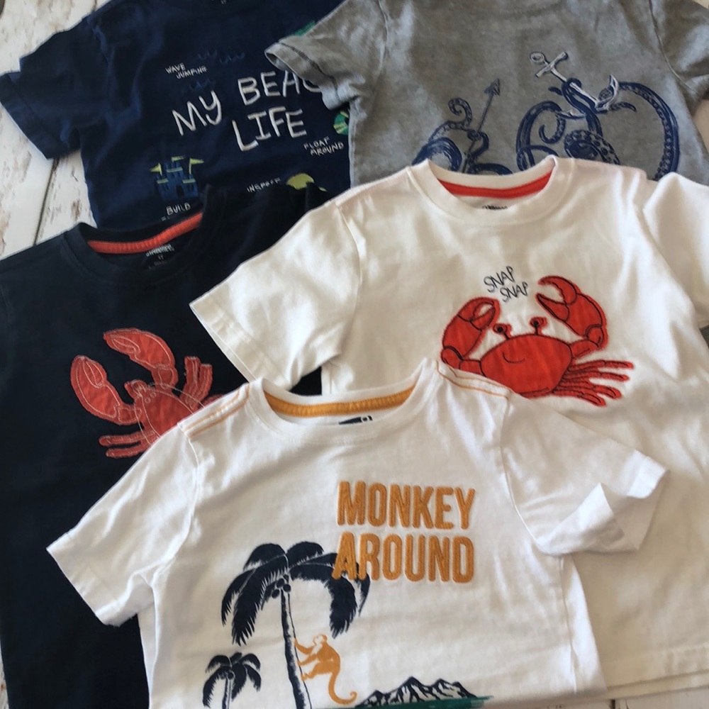 Gymboree/Crazy8 Lot of Shirts 4/4t